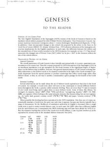 Septuagint / Adam / Noah / El / Cain and Abel / New Revised Standard Version / Soul / Lamech / Genesis creation narrative / Book of Genesis / Bible / Religion