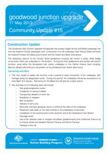 Microsoft Word - Goodwood Junction Update Number[removed]May 2013