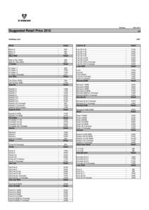 Trek 2016 Orderlist Switzerlandxlsx