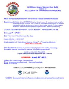 National Oceanic and Atmospheric Administration / Jackson State University / Mississippi / Earth / Environment / Meteorology / Oceanography / Atmospheric sciences