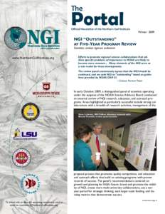 The  Portal Official Newsletter of the Northern Gulf Institute
