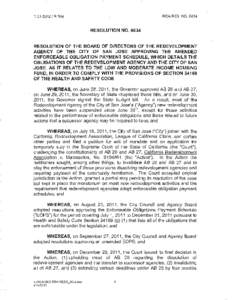 RDA RES., NOa) RESOLUTION NORESOLUTION OF THE BOARD OF DIRECTORS OF THE REDEVELOPMENT