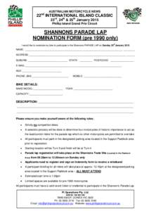 Microsoft Word - PARADE LAP.Nomination Form