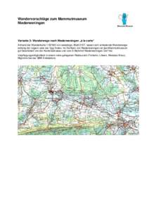 Variante 3: Wanderwege nach Niederweningen „à la carte“