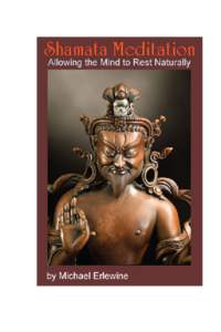 1  Shamata Meditation Allowing the Mind to Rest Naturally  by