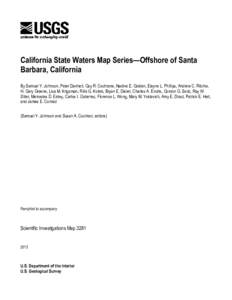 Coastal geography / Earth / Santa Barbara /  California / Aquatic ecology / Physical oceanography / Santa Barbara oil spill / Dos Cuadras Offshore Oil Field / Coastal erosion / Geologic map / Physical geography / Geography of California / Geomorphology