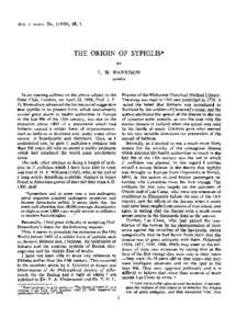 Microbiology / Sexually transmitted diseases and infections / Age of Discovery / Syphilis / Treponema pallidum / Nonvenereal endemic syphilis / Chancre / Christopher Columbus / Chancroid / Infections with a predominantly sexual mode of transmission / Medicine / Biology