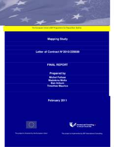 “The contents of this publication are the sole responsibility of the contractor and can in no way be taken to reflect the views of the European Union.” The European Union’s EDF Programme for Papua New Guinea  Mappi