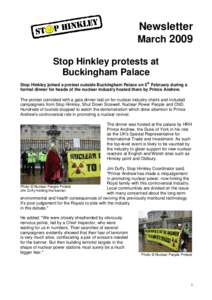 ,  Newsletter MarchStop Hinkley protests at