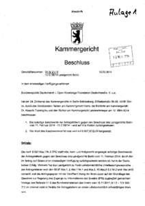 Abschrift  Kammergericht Beschluss Geschäftsnummer: 24 W[removed] Landgericht Berlin