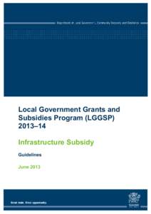 Funding program guidelines for Queensland Government flood mitigation and all hazards funding