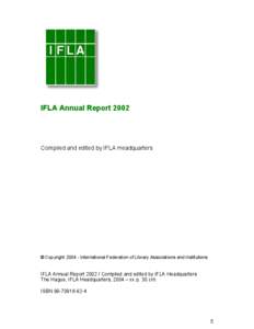 Microsoft Word - IFLA Annual Report 2002.doc