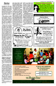 The Jamestown Press / June 16, [removed]Page 11  Harbor Continued from page 1  encompasses the 2010 season.