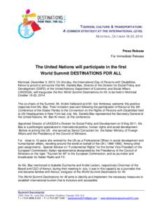 Microsoft Word - Press release_Summit inauguration by Mrs. Bas_Dec[removed]doc