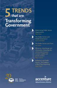 5Transforming  TRENDS that are  Government