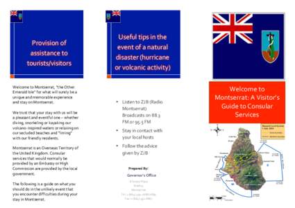 Montserrat / Political geography / Outline of Montserrat