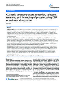 Biological databases / Computational phylogenetics / Mathematical and theoretical biology / National Institutes of Health / Sequence database / FASTA format / Sequence alignment / BLAST / FASTA / Science / Bioinformatics / Biology