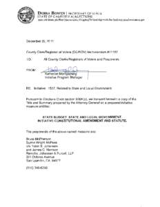 Petitions / Government of California / Democracy / Politics / Government / Ballot access / California Proposition 11 / Elections / Direct democracy / Initiative