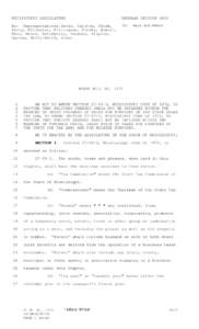 MISSISSIPPI LEGISLATURE  REGULAR SESSION 2006 By: Representatives Davis, Carlton, Chism, Denny, Ellington, Fillingane, Formby, Howell,