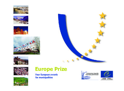 Europe Prize Four European awards for municipalities PREMS306712 GBR 3010 Brochure Prix de l’Europe A5.indd 1