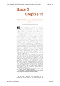 Les Fabuleuses Aventures d’Archibald Bellérophon > Saison 3 > Chapitre 13  Page 1 de 10 Saison 3 Chapitre 13