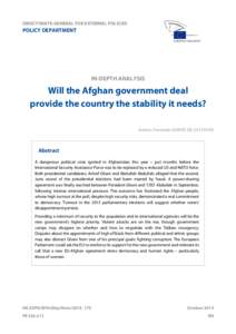Politics / War in Afghanistan / Ashraf Ghani Ahmadzai / Hamid Karzai / Abdullah Abdullah / Afghanistan / Taliban insurgency / Northern Alliance / Taliban / Pashtun people / Asia / Politics of Afghanistan