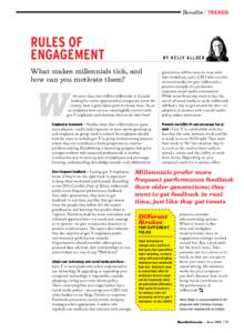 Benefits | TRENDS  RULES OF ENGAGEMENT  BY K E L LY A L L D E R