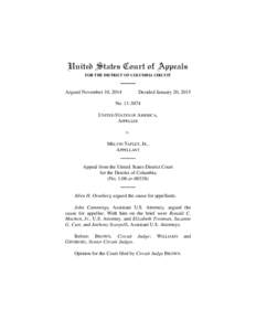 United States Court of Appeals FOR THE DISTRICT OF COLUMBIA CIRCUIT Argued November 10, 2014  Decided January 20, 2015