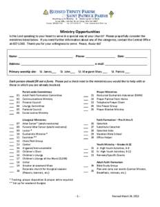 Microsoft Word - Ministry Opportunity sign-up form v2[removed]March 24.doc