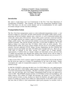 Road transport / Sustainable transport / Transport economics / Development / Infrastructure / Congestion pricing / Amtrak / I-35W Saint Anthony Falls Bridge / Traffic congestion / Rail transportation in the United States / Transportation in the United States / Transportation planning