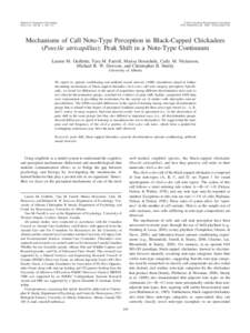 Journal of Comparative Psychology 2010, Vol. 124, No. 1, 109 –115 © 2010 American Psychological Association[removed]/$12.00 DOI: [removed]a0017741