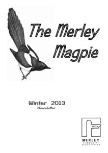 Winter 2013 Newsletter MCA  MERLEY