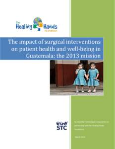 The impact of surgical interventions on patient health and well-being in Guatemala: the 2013 mission