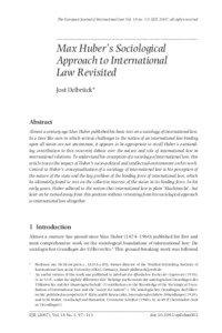 The European Journal of International Law Vol. 18 no. 1 © EJIL 2007; all rights reserved  ..........................................................................................