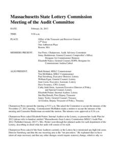 Microsoft Word - Audit comm minutes[removed]doc