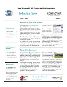 New Brunswick All Terrain Vehicle Federation  Federation News Volume 5, Issue 6  June 2010