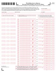 Florida Department of Revenue Employer’s Quarterly Report Continuation Sheet RT-6A R[removed]