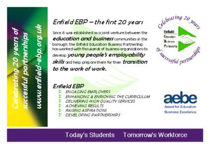 www.enfield-ebp.org.uk  Celebrating 20 years of successful partnerships  Enfield EBP – the first 20 years