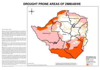 DROUGHT PRONE AREAS OF ZIMBABWE V Mashonaland Central  Mashonaland West