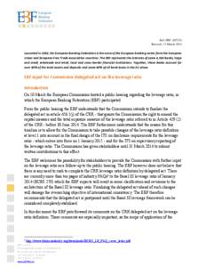 Financial regulation / Systemic risk / Banking / Financial ratios / Basel III / Repurchase agreement / Leverage / Exposure at default / Basel II / Finance / Financial economics / Bank regulation