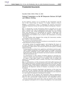 Federal Register / Vol. 75, No[removed]Wednesday, May 26, [removed]Presidential Documents[removed]Presidential Documents