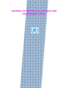 1  JOURNAL OF GEOSPATIAL SCIENCE AND TECHNOLOGY (JGST)  2