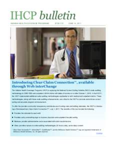 IHCP bulletin INDIANA HEALTH COVERAGE PROGRAMS BT201131  JUNE 14, 2011