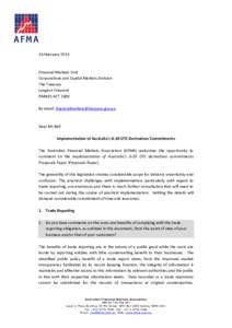 Financial markets / Over-the-counter / Stock market / Derivative / Trade Repository / FpML / Collateral management / Futures contract / Dodd–Frank Wall Street Reform and Consumer Protection Act / Financial economics / Finance / Financial system