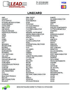 lead-electronics-line-card