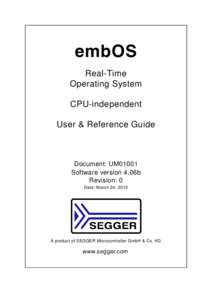 embOS - Real-Time Operating System