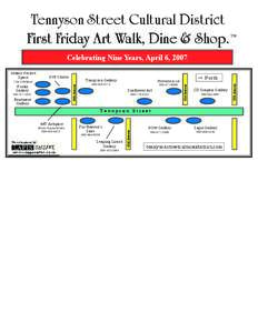Tennyson Street Cultural District First Friday Art Walk, Dine & Shop. TM  Celebrating Nine Years, April 6, 2007