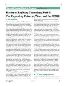 Science / Big Bang nucleosynthesis / Ylem / Ralph Asher Alpher / Cosmic microwave background radiation / Big Bang / George Gamow / Cosmology / Alpher–Bethe–Gamow paper / Physical cosmology / Physics / Astronomy