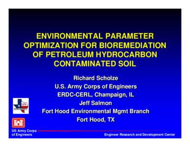 Environmental Parameter Optimization For Bioremediation of Petroleum Hydrocarbon Contaminated Soil