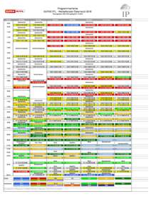 Programmschema SUPER RTL - Werbefenster Österreich 2016 Planungsstand: ; gültig abUhrzeit 10:00